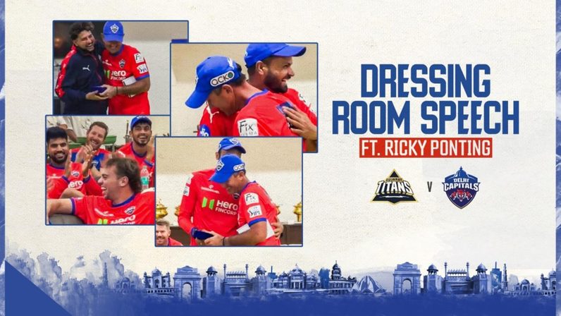 Dressing Room Speech ft. Ricky Ponting | GT vs DC | Delhi Capitals