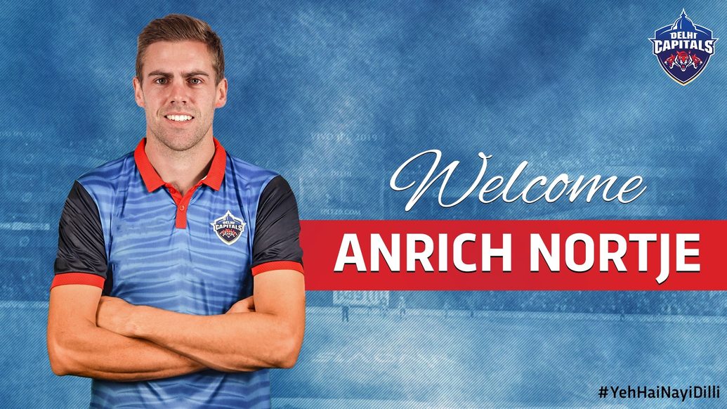 Delhi Capitals sign Anrich Nortje as replacement for Chris Woakes