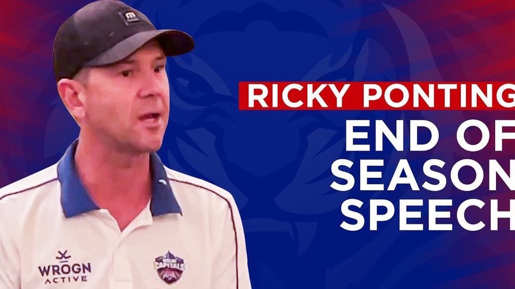 Ricky Ponting's End of Season Speech | IPL 2022