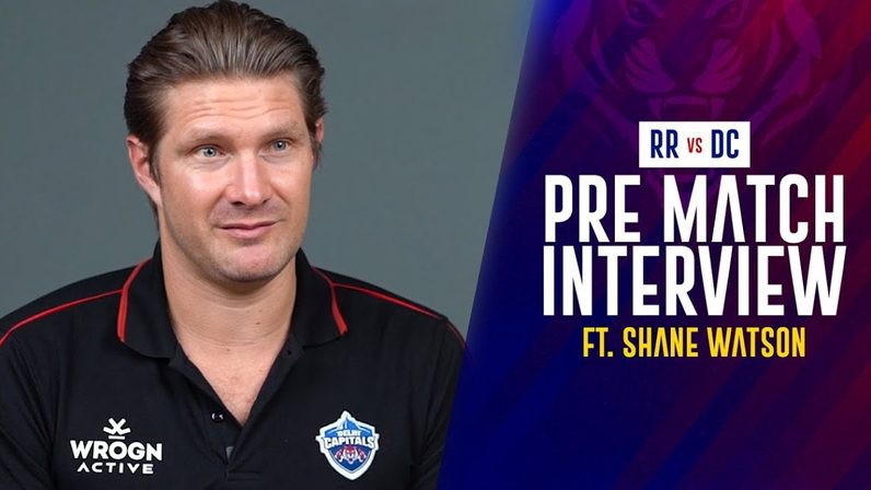 Shane Watson Pre-Match Interview | RR v DC | Delhi Capitals