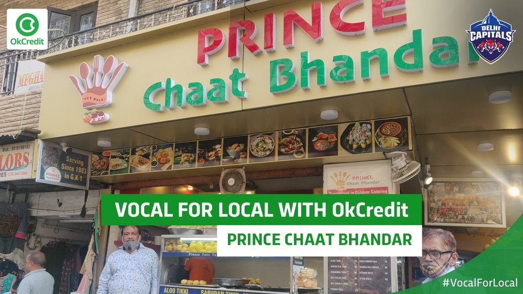 Vocal for Local with OKCredit: Prince Chaat Bhandar