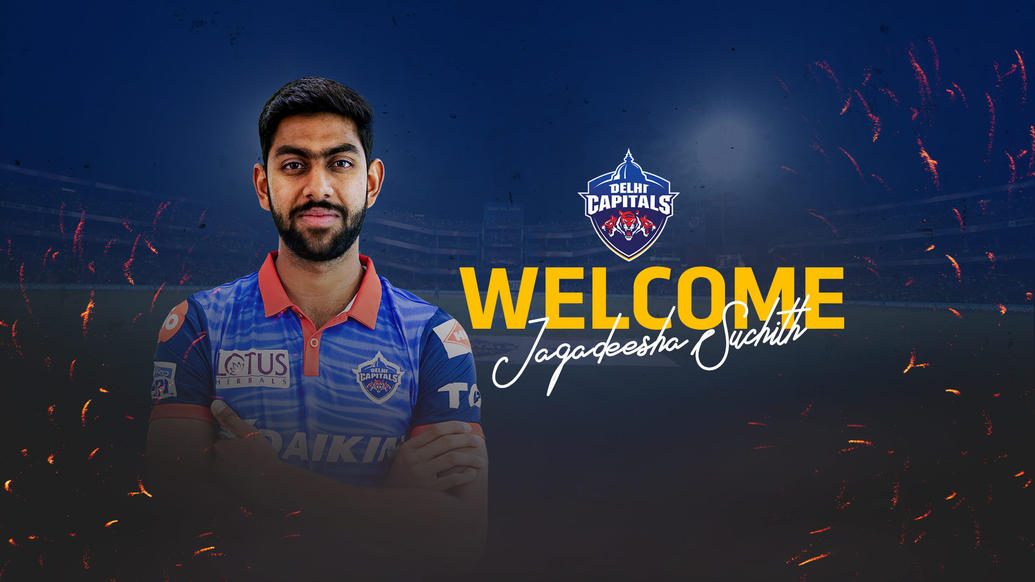 Jagadeesha Suchith joins Delhi Capitals, replaces injured Harshal Patel Jagadeesha Suchith joins Delhi Capitals, replaces injured Harshal Patel