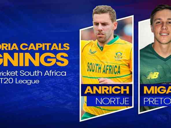 Pretoria Capitals sign Anrich Nortje and Migael Pretorius for the Cricket South Africa T20 League