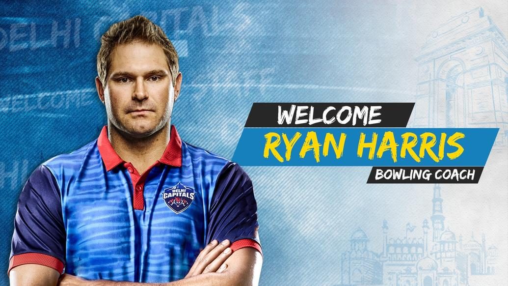 Delhi Capitals announce Ryan Harris as new Bowling Coach Delhi Capitals announce Ryan Harris as new Bowling Coach