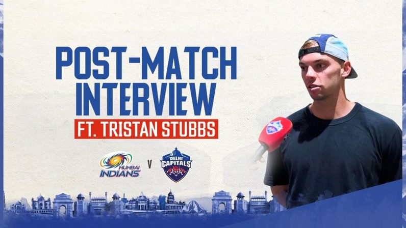 Post-Match Interview ft. Tristan Stubbs | MI V DC | IPL 2024