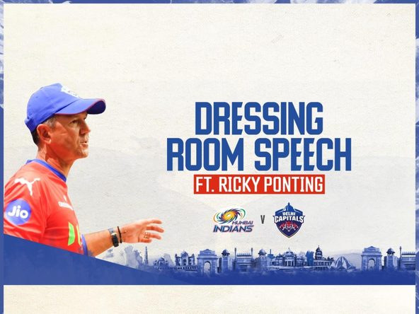 Dressing Room Speech ft. Ricky Ponting | MI vs DC | Delhi Capitals