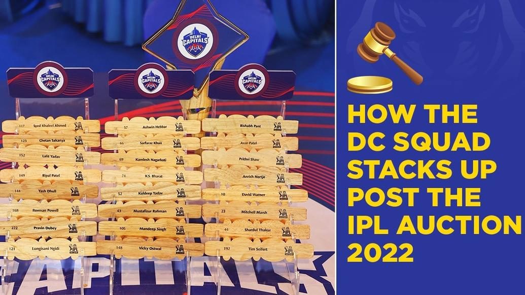 How the DC Squad Stacks up Post the IPL Auction 2022